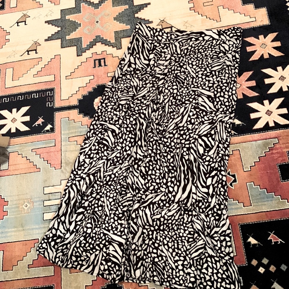 H&M skirt. 6 zebra
